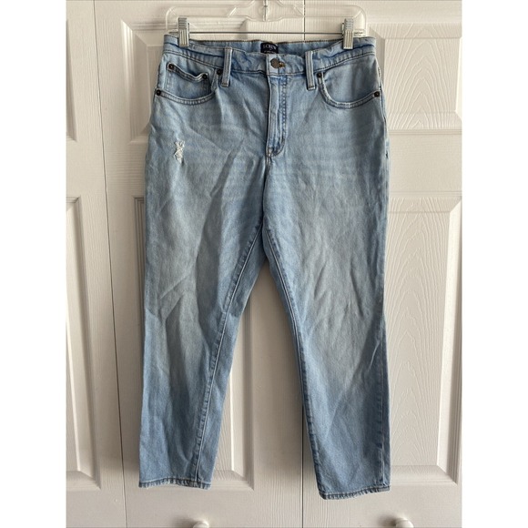 J.CREW Denim - J. Crew Women's 28P 9" Mid Rise Light‎ Wash Skinny Jeans